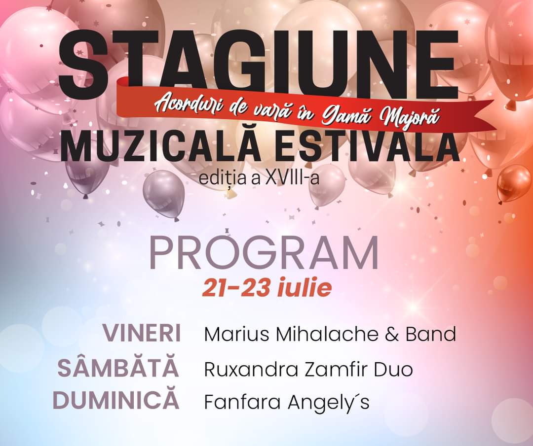 Astăzi dăm startul celei de-a XVIII-a ediții a Stagiunii Muzicale Estivale