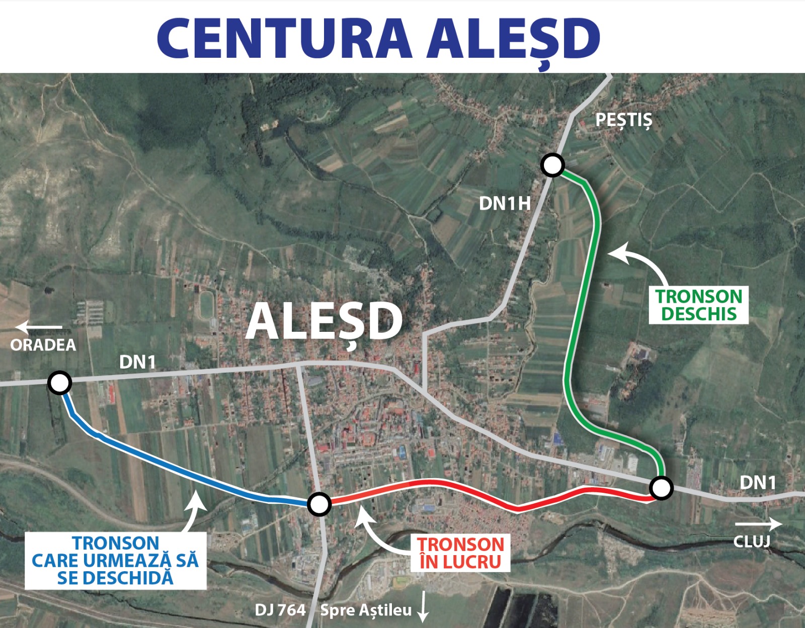 Centura Aleșd | Se deschide un nou tronson