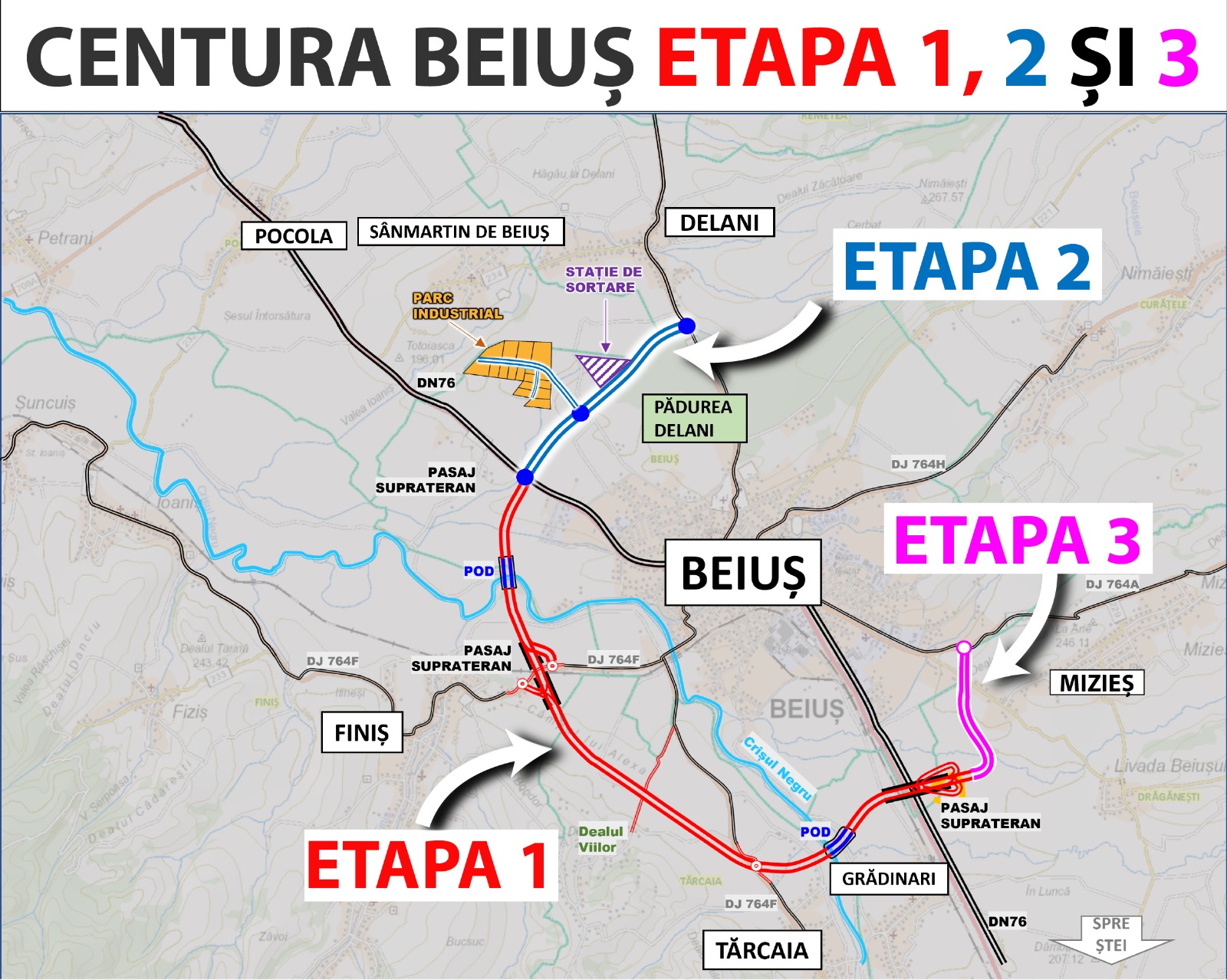 Centura Beiuș | Stadiul lucrărilor: 90%