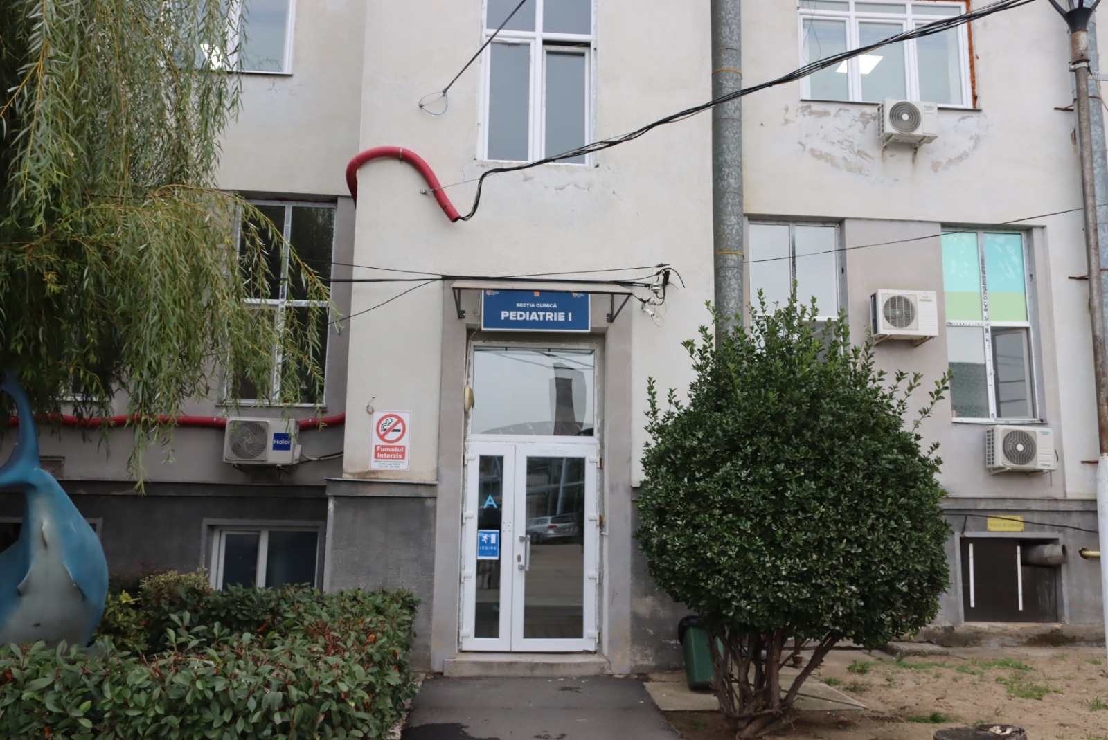 Alături de părintele Necula, Iustin Cionca, Arad, a fost prezent la sfințirea secției Pediatrie 1 a Spitalului Clinic Județean de Urgență Arad