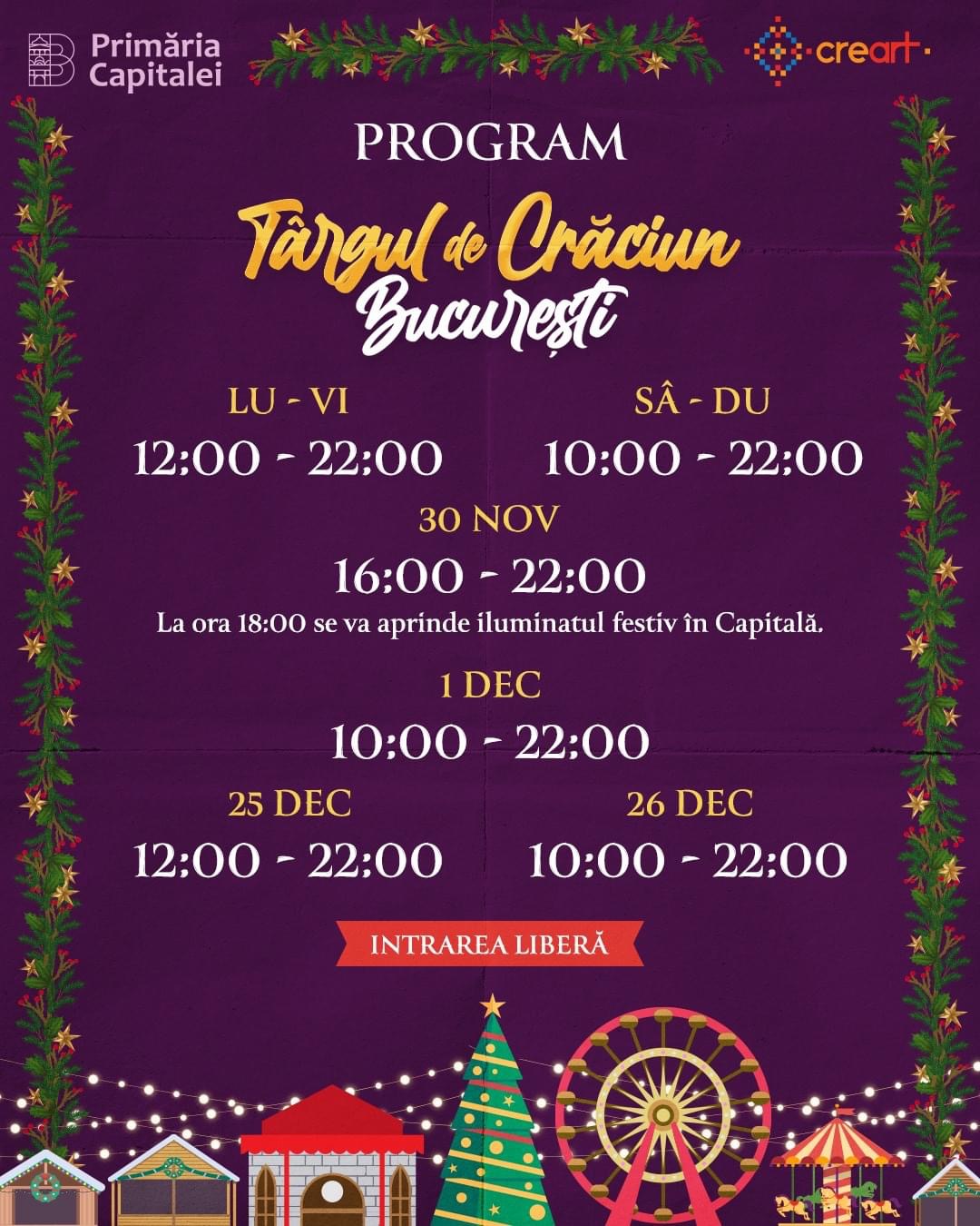 Târgul de Crăciun București - Piața Constituției - 30 noiembrie 2023