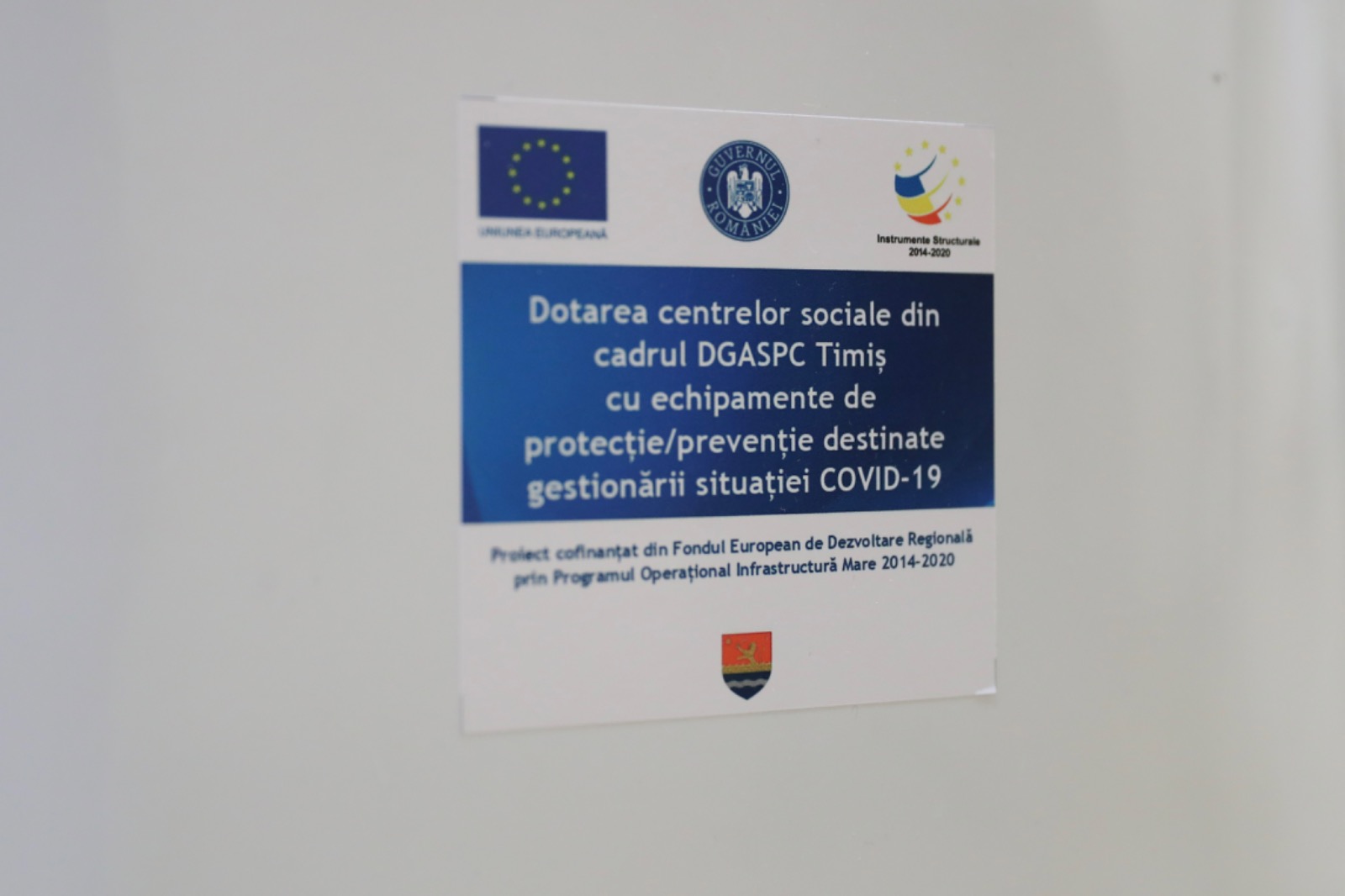 Dotări de aproape 4 milioane de lei pentru echipamente de protecție și prevenție destinate centrelor sociale din cadrul DGASPC Timiș