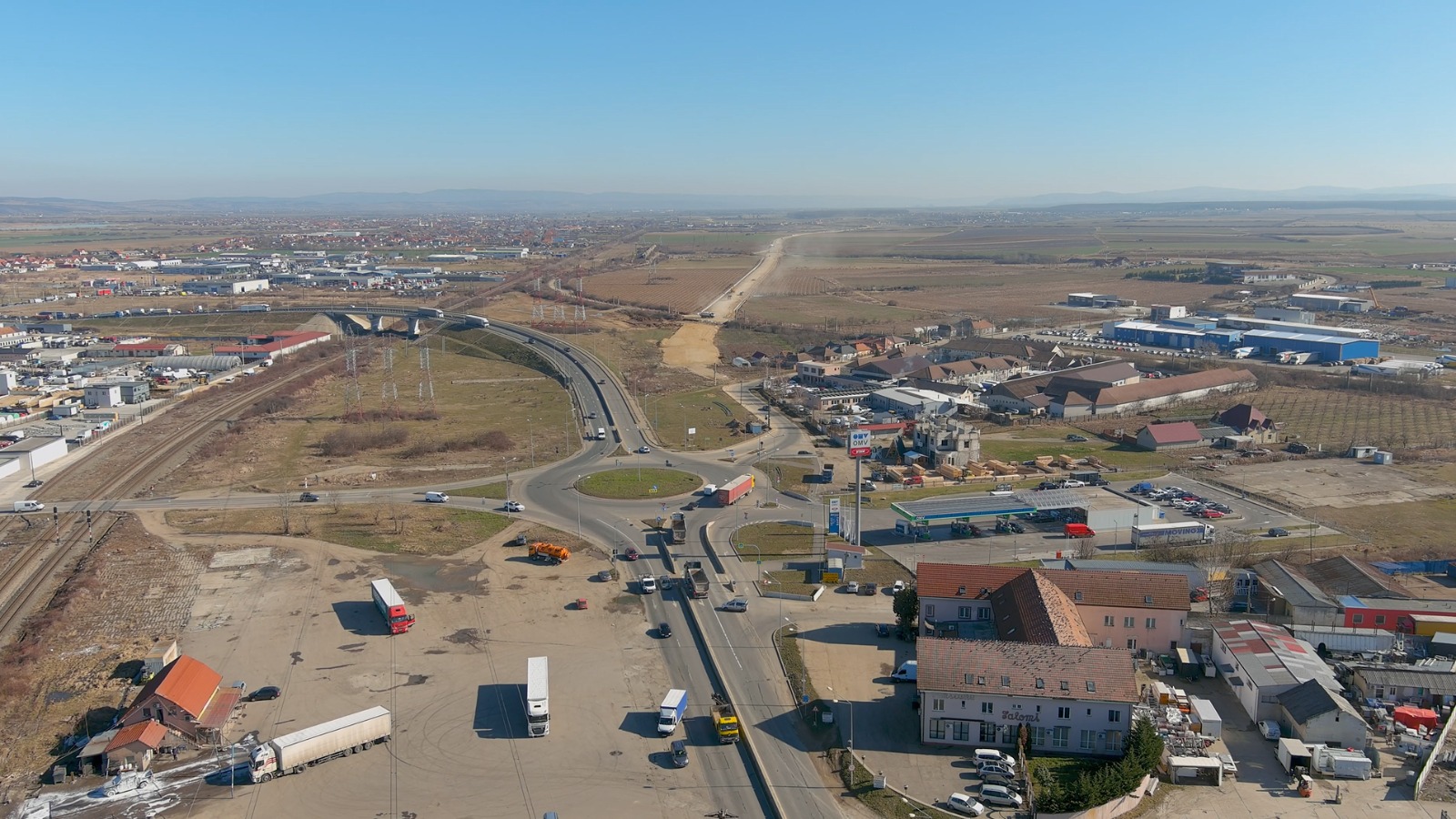 Evoluția lucrărilor la Centura Oșorhei