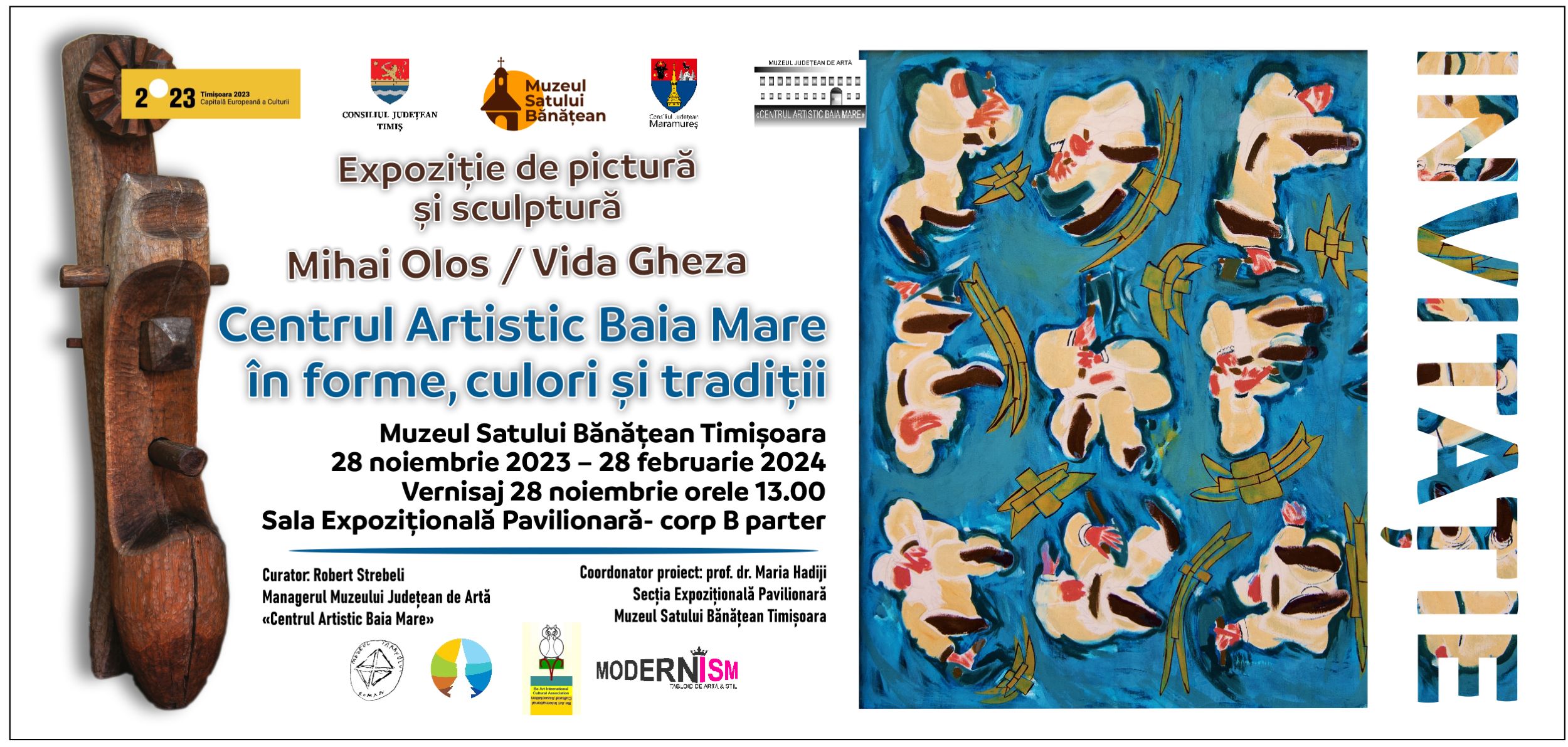 Invitație vernisaj, marți, 28 noiembrie, ora 13.00