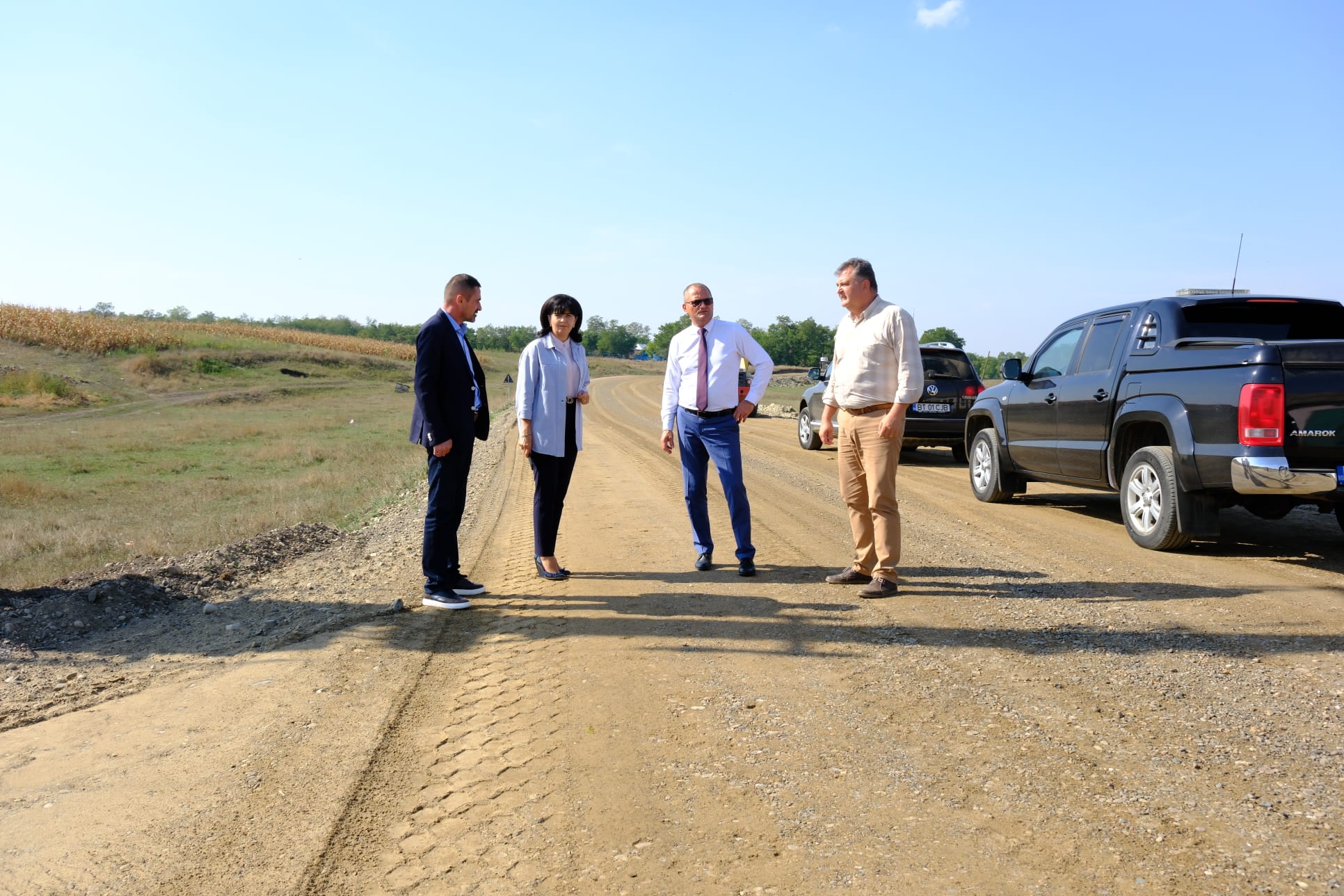 Ritm de lucru susținut pe DJ293A, Viișoara – Viișoara Mică – Coțușca