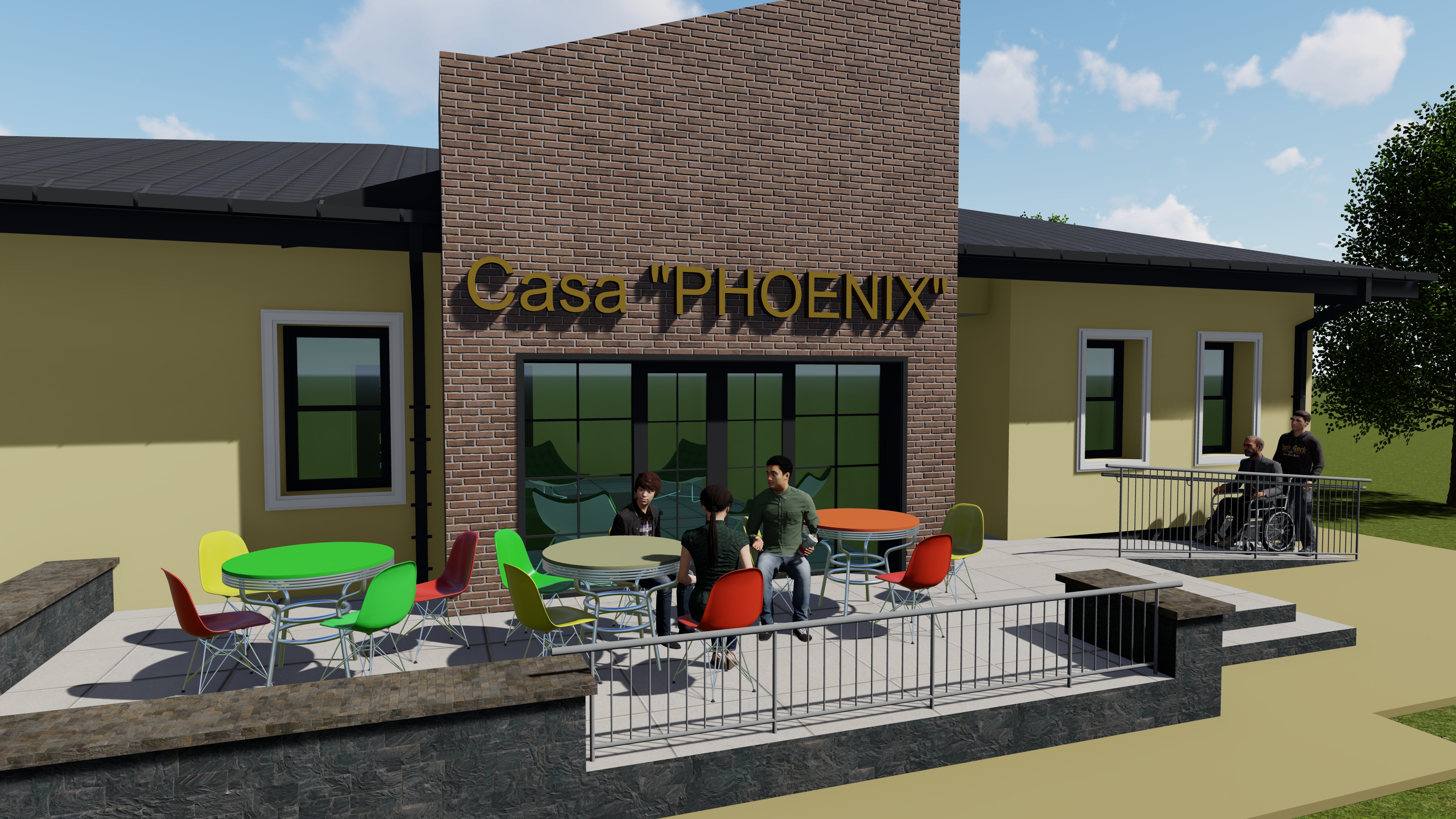 Case protejate și Centru de zi, construite pentru persoanele cu  dizabilități