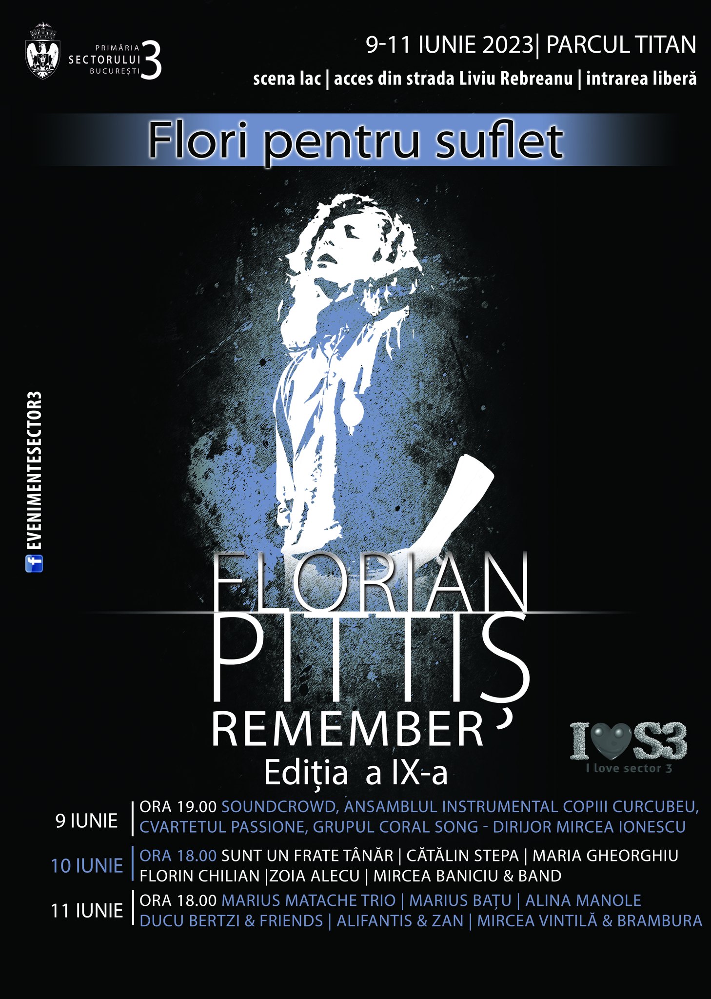 Eveniment cu tradiție în Sectorul 3: „Flori pentru suflet – Remember Florian Pittiș”