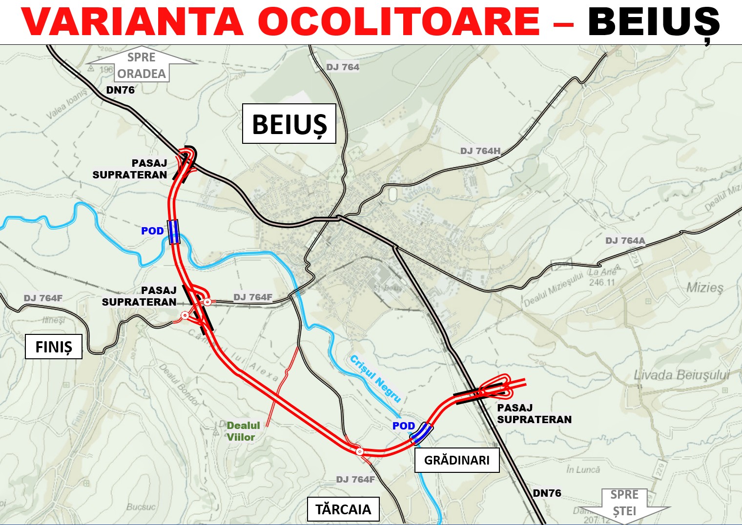 Centura Beiuș | S-a semnat contractul de execuție