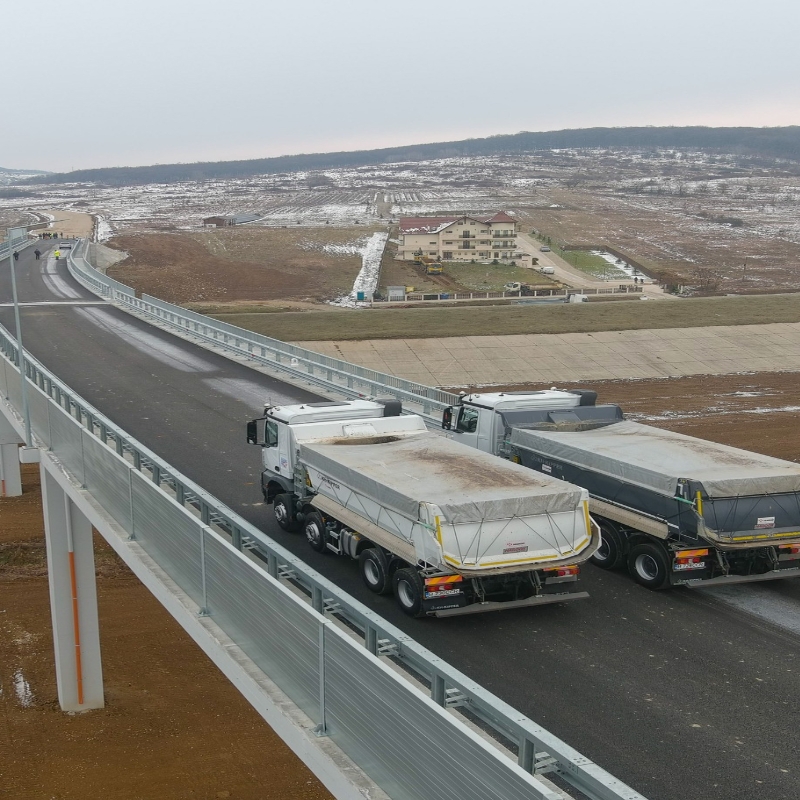 Teste de rezistență la viaductul din Băile Felix de pe Inelul Metropolitan