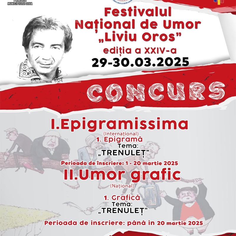 Festivalul Național de Umor „Liviu Oros” DEVA - 29-30 Martie 2025