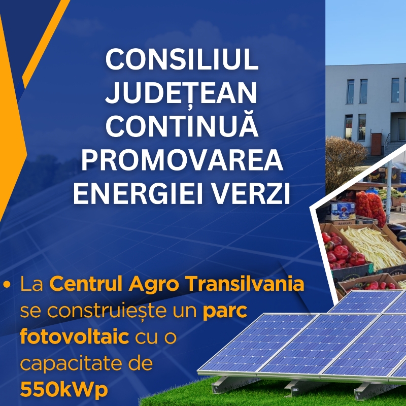 Consiliul Județean continuă promovarea energiei verzi