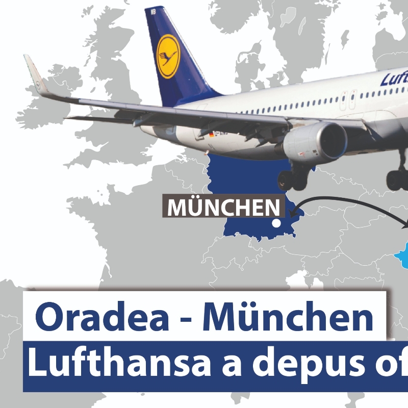 Lufthansa a depus o ofertă pentru zborurile Oradea – München