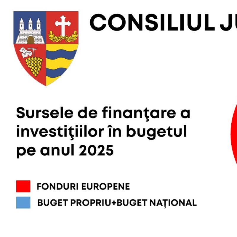 Bugetul pe anul 2025 al Consiliului Judeţean Arad: 945 de milioane de lei, 70% merg spre investiții