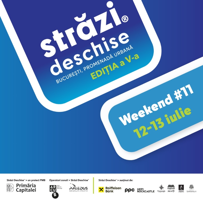 Spectacole de animație, acrobații și ateliere pentru copii la „Străzi Deschise – București” în acest weekend
