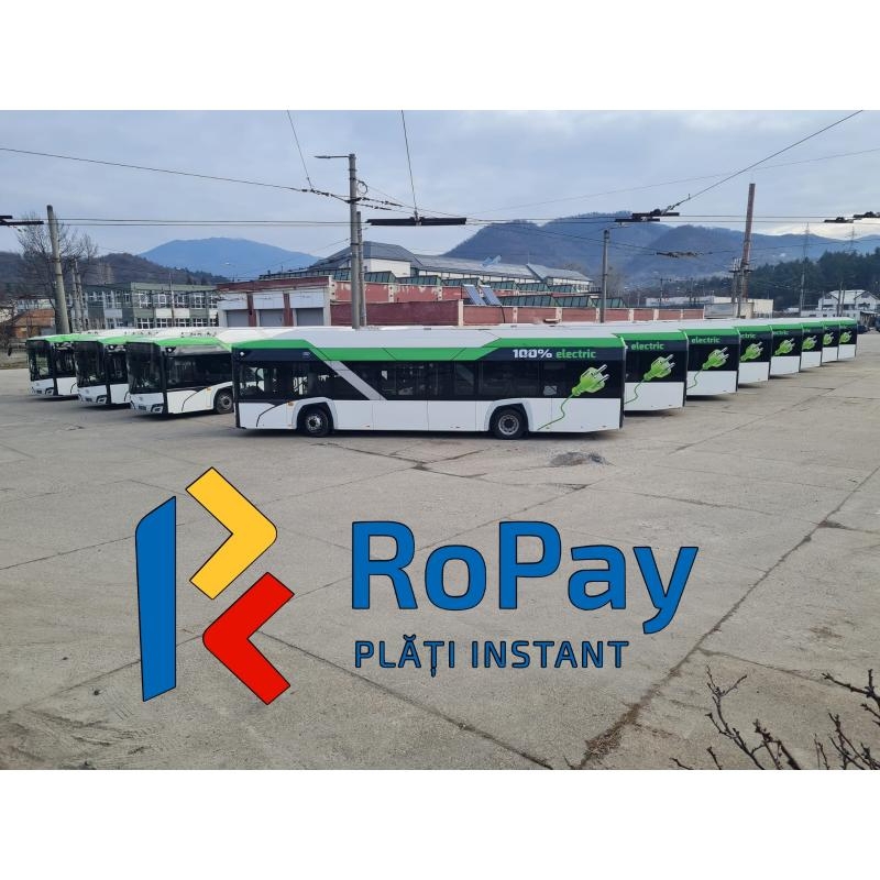 Biletele de autobuz pot fi plătite acum cu RoPay