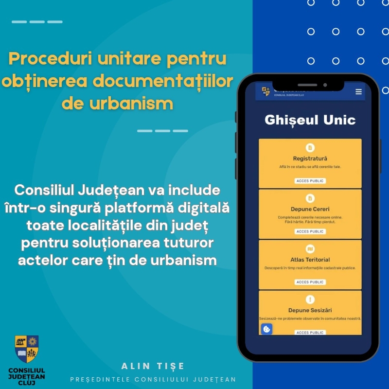 Proceduri unitare pentru obținerea documentațiilor de urbanism