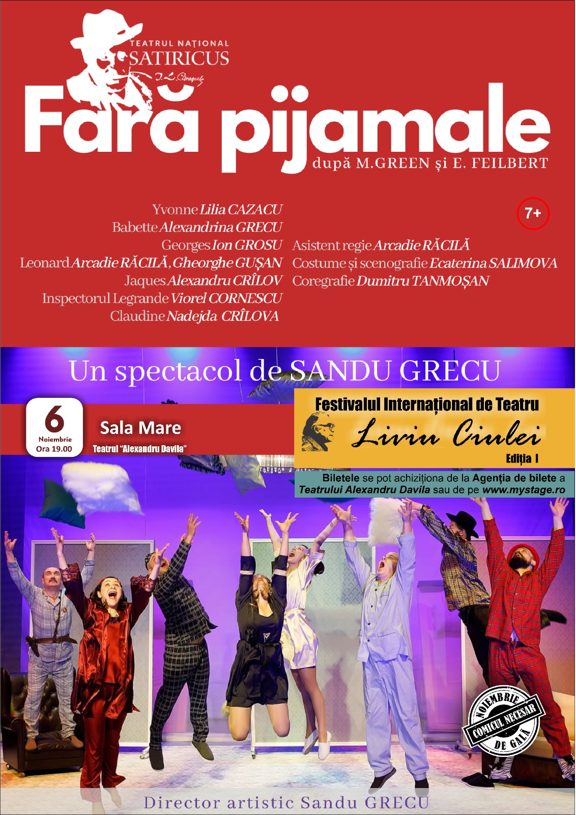 Programul activitatilor culturale 5 -12 noiembrie 2022