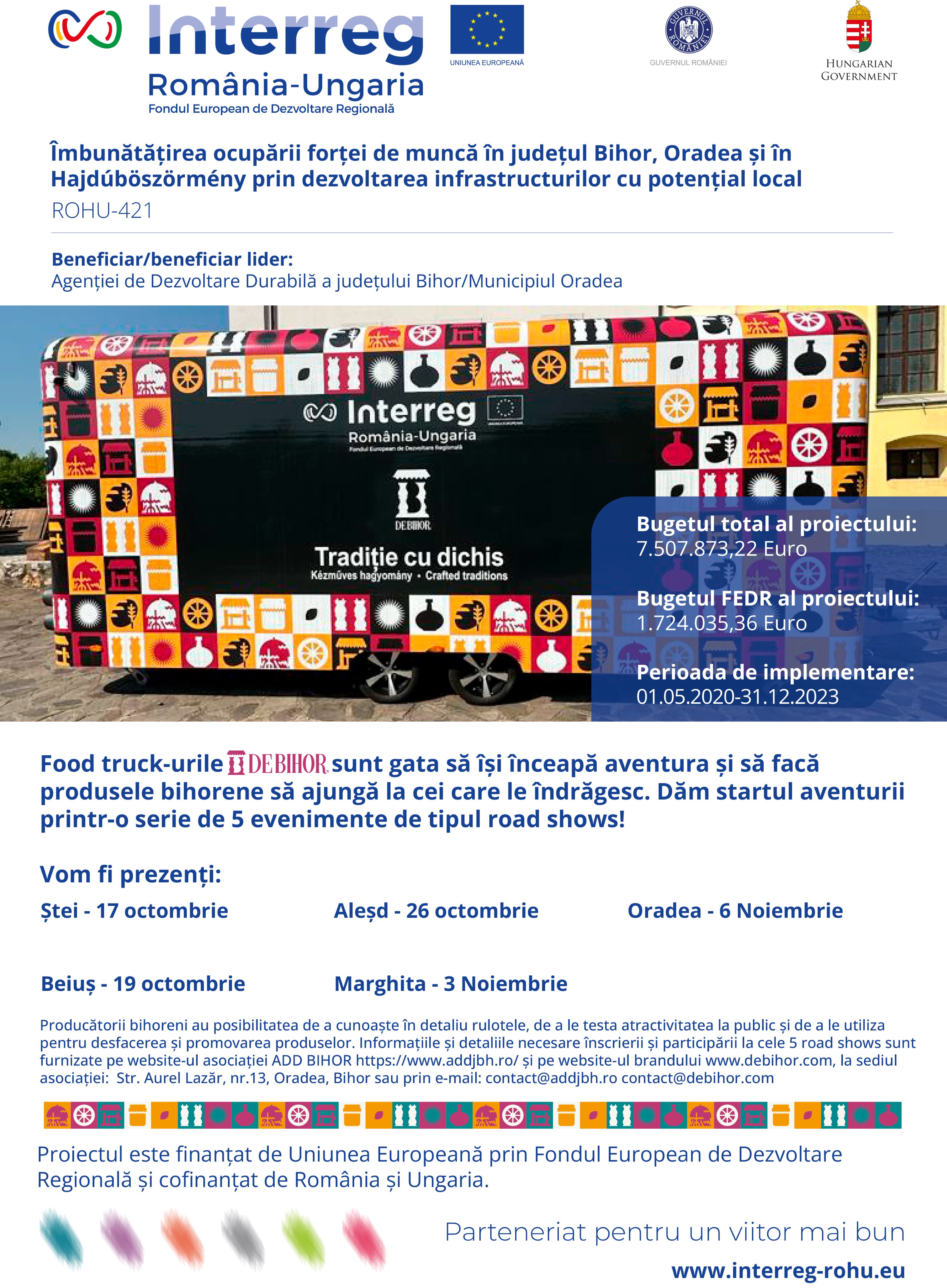 Gustul produselor tradiționale locale, în rulote