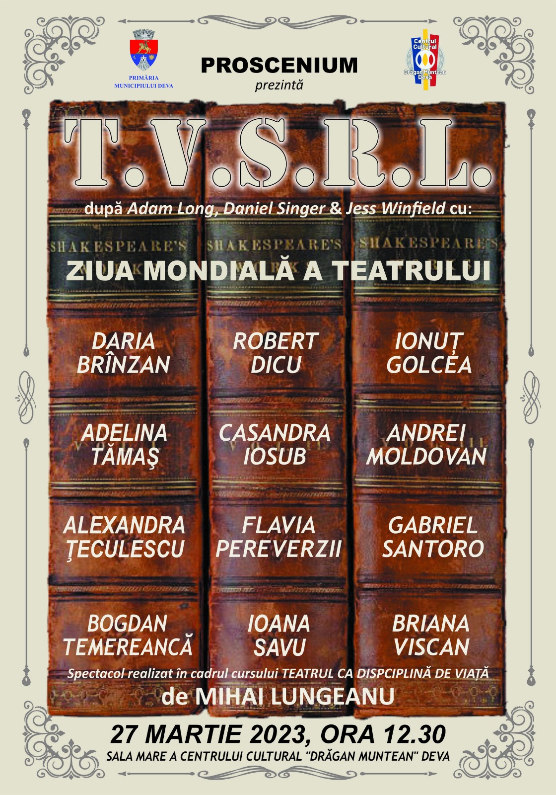 27 martie 2023 - ZIUA MONDIALĂ A TEATRULUI