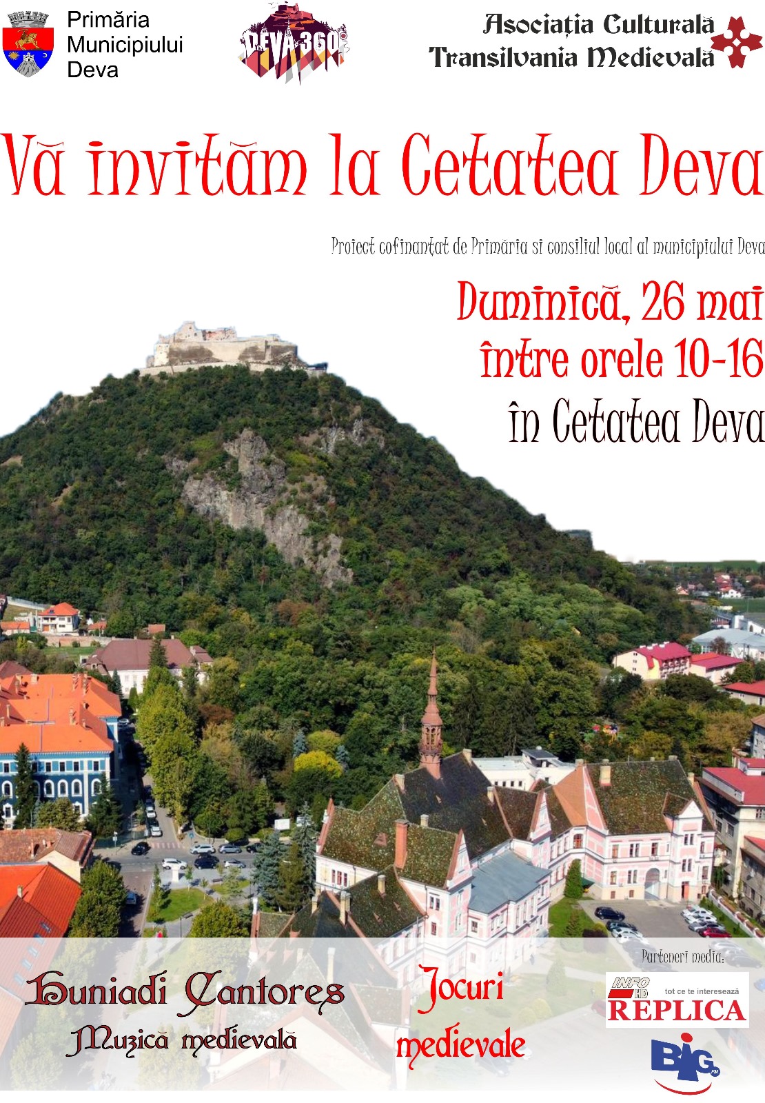 ,,Vă invităm la Cetatea Deva” – proiect cultural