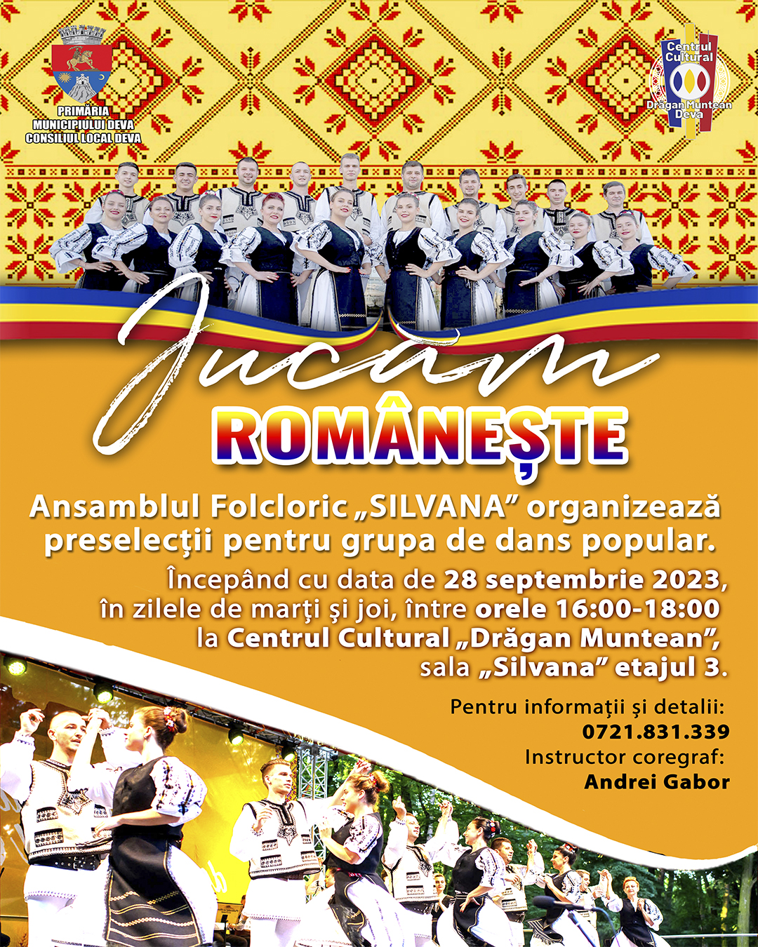 Ansamblul „Silvana” își redeschide porțile pentru noi membri!