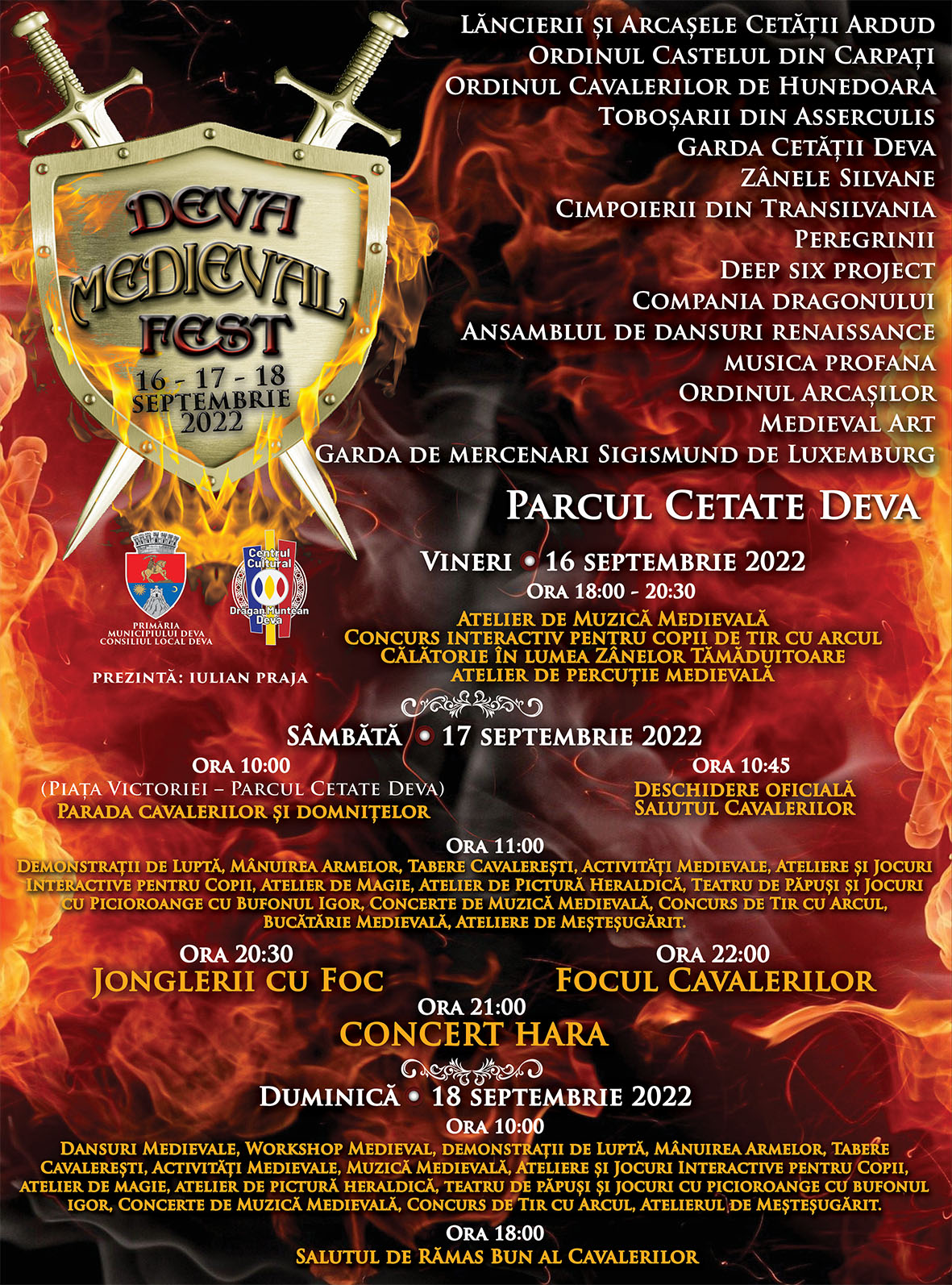 Eveniment inedit la Deva: „Deva Medieval Fest”!