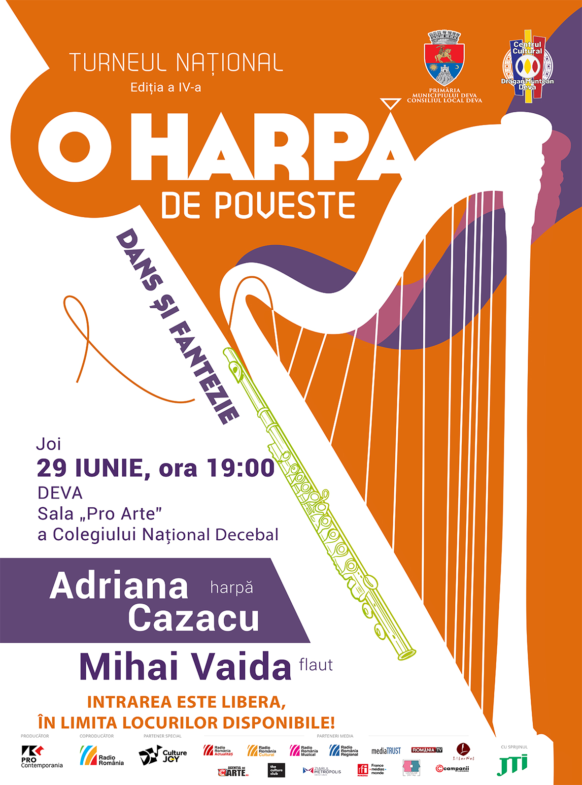 Turneul Național „O harpă de poveste” ajunge la Deva