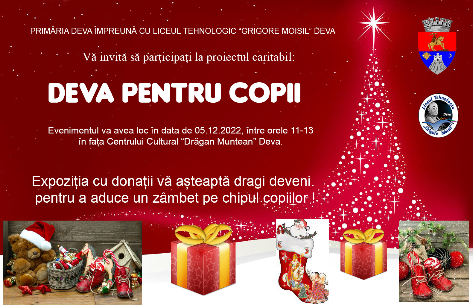 Devenii sunt invitați la evenimentul caritabil Deva pentru copii