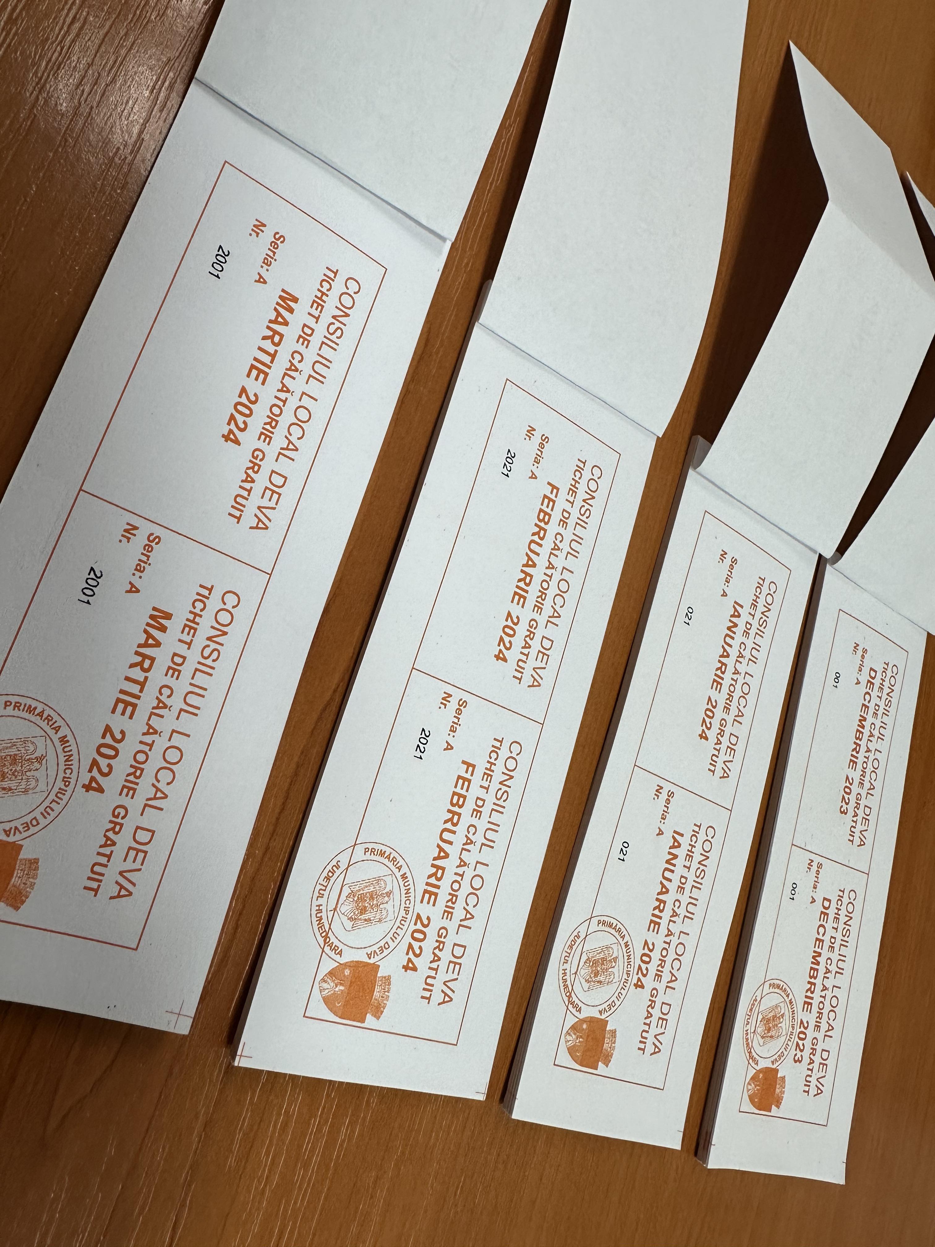 În atenţia pensionarilor din municipiul Deva și a altor categorii de persoane care beneficiază de tichete de călătorie gratuite pentru transportul public local!