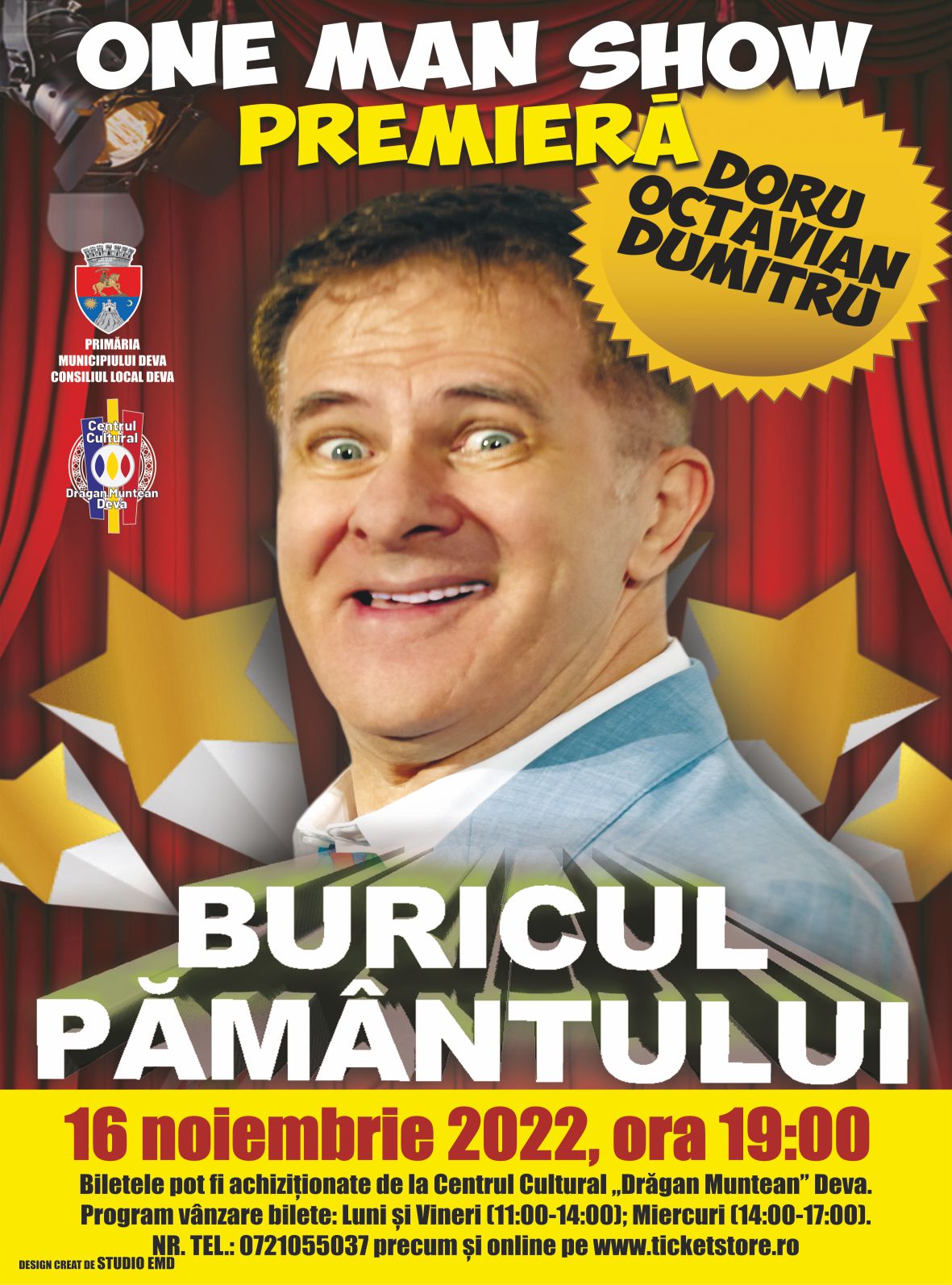 ONE MAN SHOW, cu Doru Octavian Dumitru la Deva