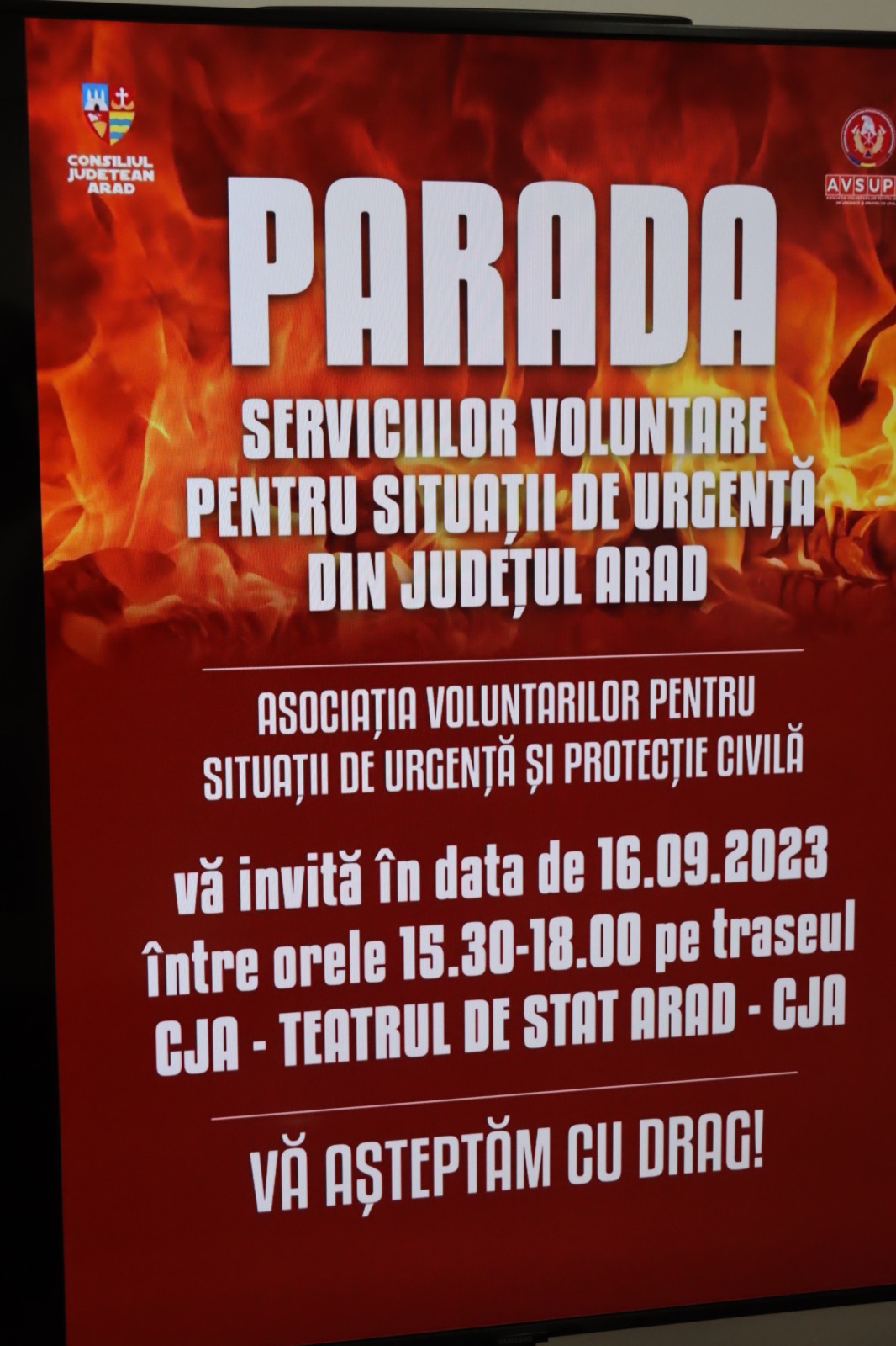 Asociația Voluntarilor pentru Situații de Urgență și Protecție Civilă organizează „Parada Serviciilor Voluntare pentru Situații de Urgență”