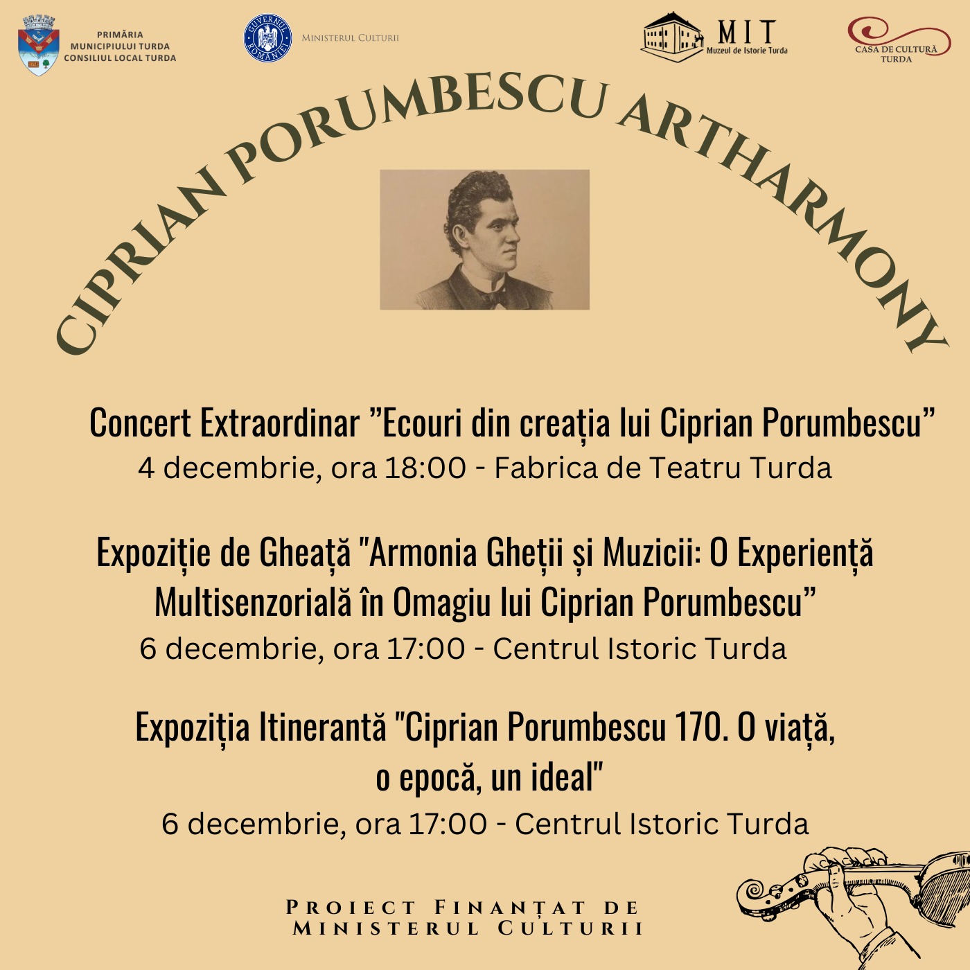 La 170 de ani de la nașterea compozitorului Ciprian Porumbescu organizăm  festivalul ArtHarmony
