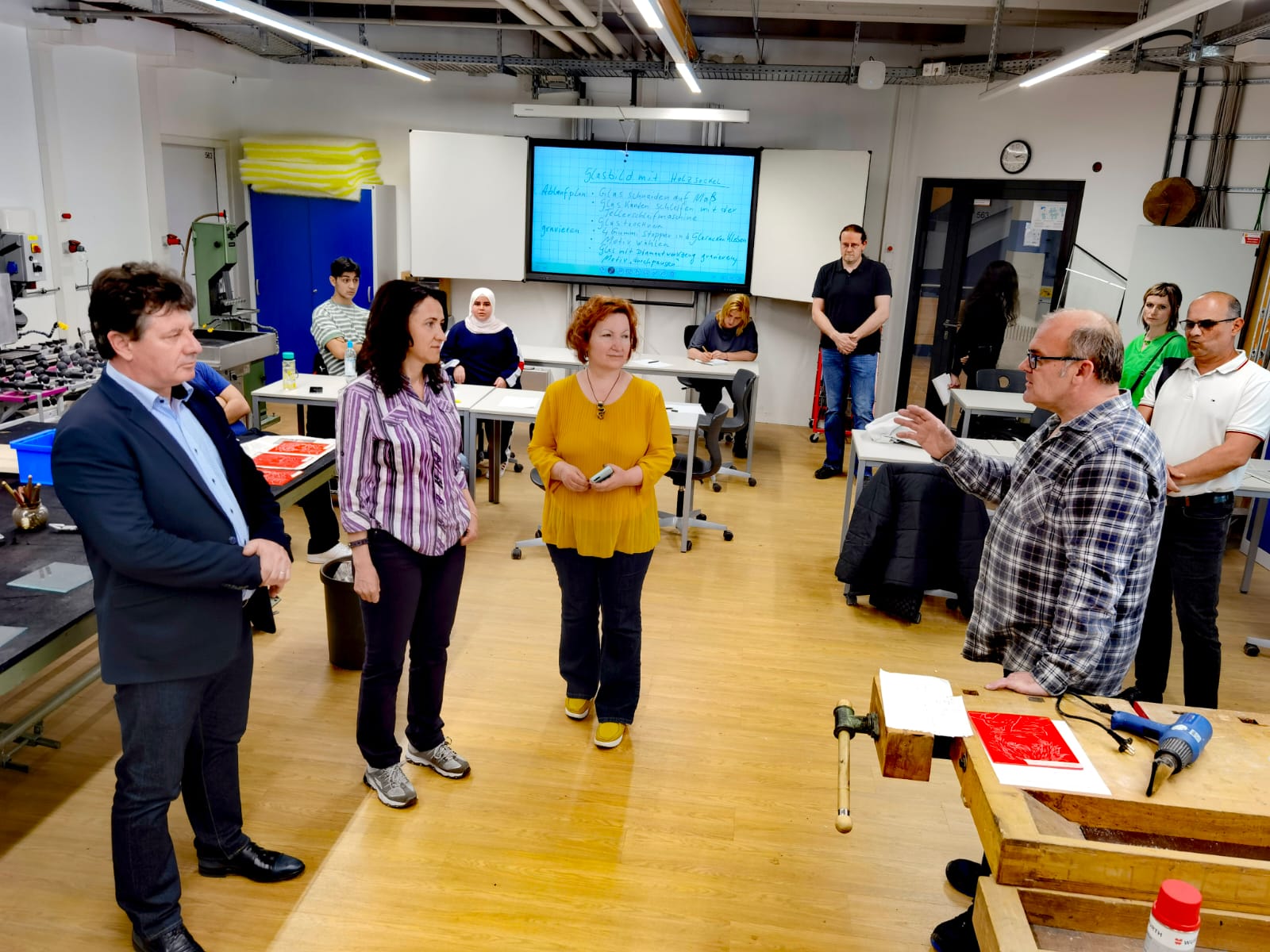 Iustin Cionca e la Tübingen, pentru continuarea proiectului de relansare a învățământului profesional arădean, în colaborare cu Germania