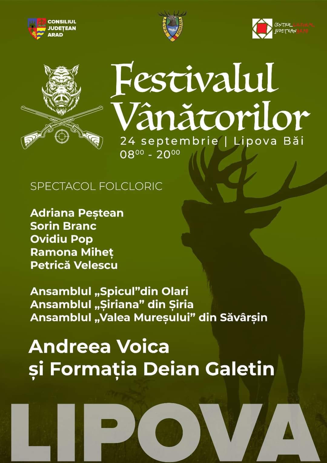 Festivalul Vânătorilor, organizat la Băile Lipova