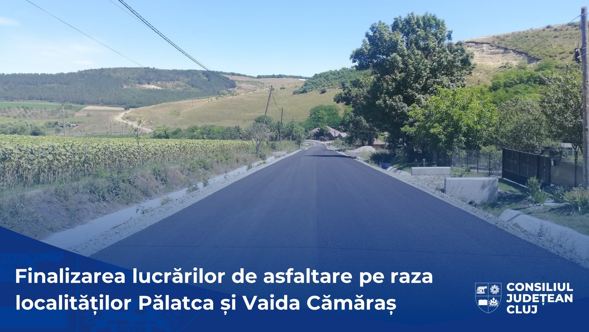 Comunicat de presă | Au fost finalizate lucrările de asfaltare