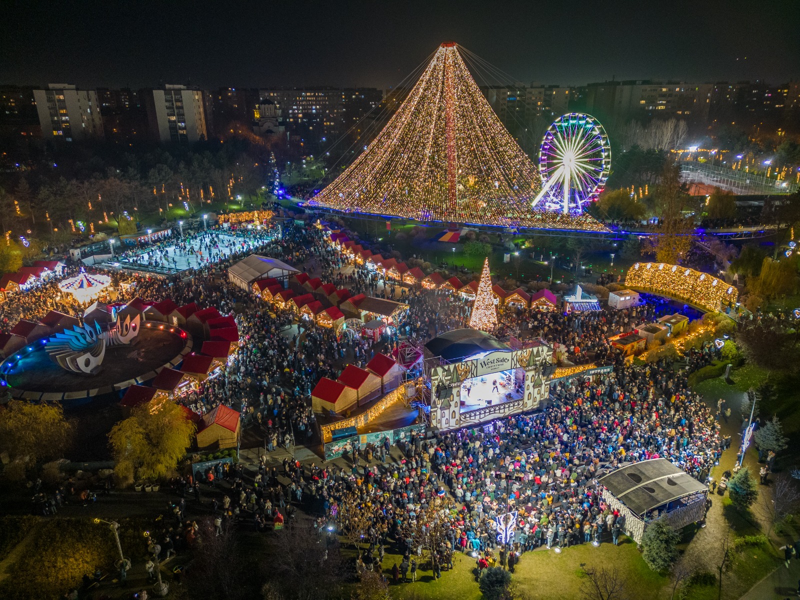 Peste 1 milion de oameni au vizitat “West Side Christmas Market”