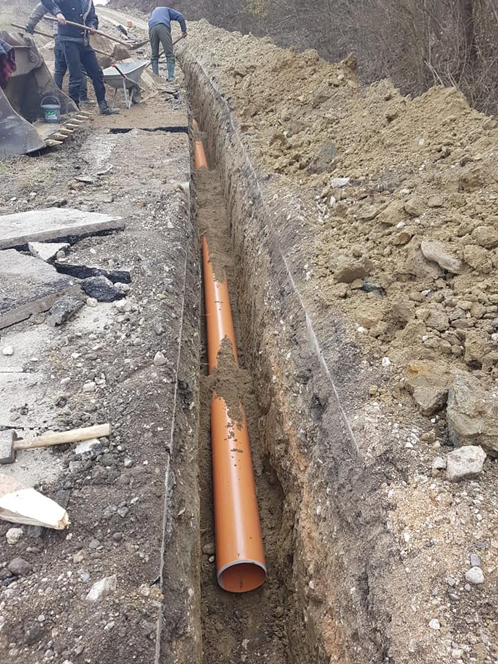 Se introduce canalizarea în satul Gheorgheni din comuna Feleacu