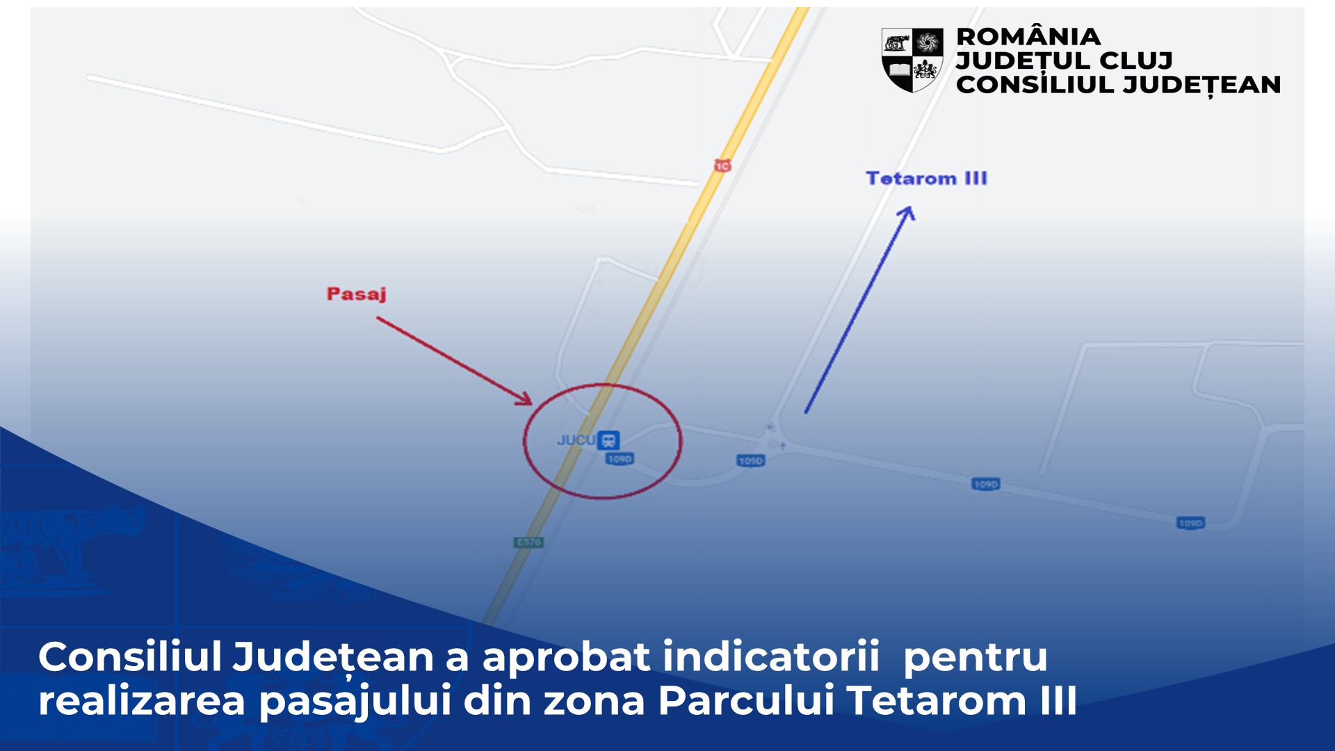 Consiliul Județean a aprobat indicatorii tehnico-economici pentru realizarea pasajului din zona Parcului Tetarom III