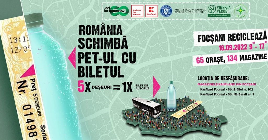 Focșănenii sunt invitați să participe la Vinerea Verde
