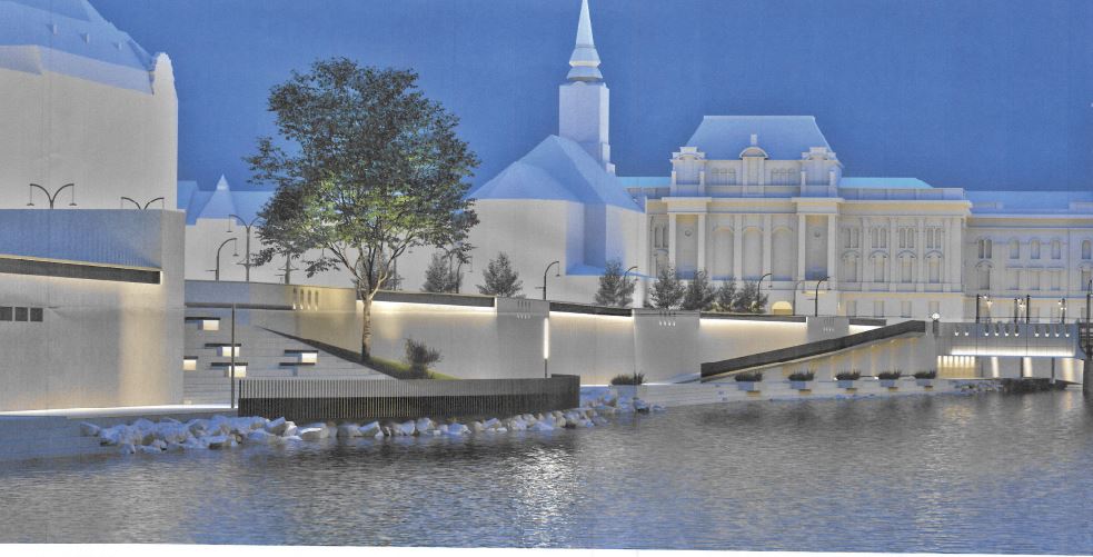 Lucrările de amenajare a malului stâng al Crișului Repede, între podul Sf. Ladislau și Sinagoga Sion, încep în curând