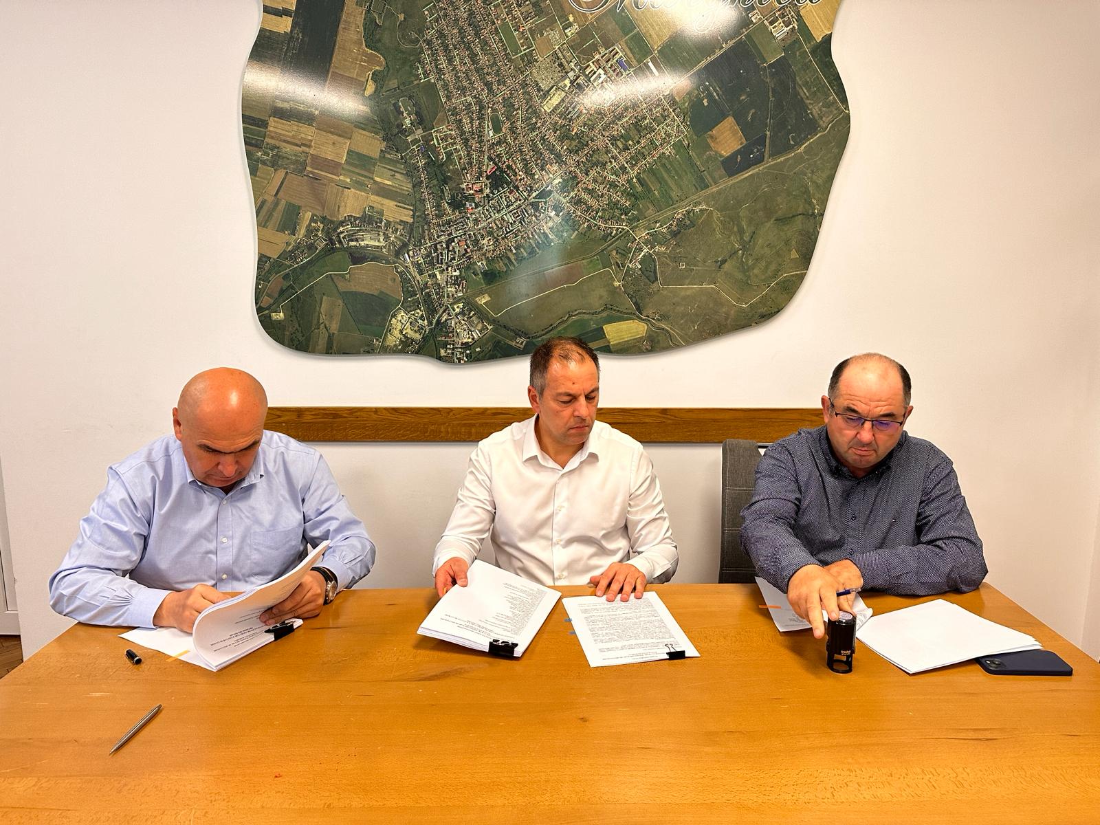 S-a semnat contractul pentru Parcul Industrial Marghita