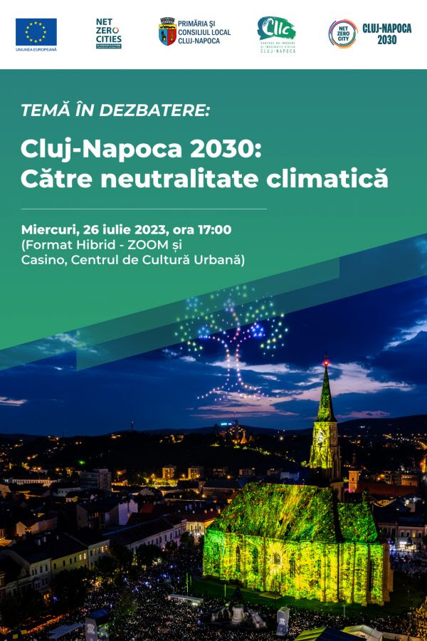 Miercuri, 26 iulie 2023, începând cu ora 17, va avea loc o nouă dezbatere publică
