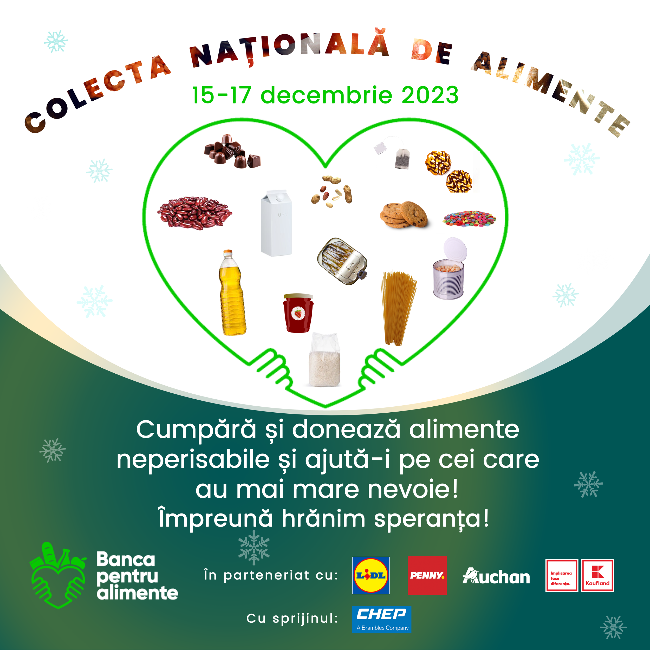 Banca pentru Alimente Oradea dă startul Colectei de Alimente, în preajma sărbătorilor de iarnă.