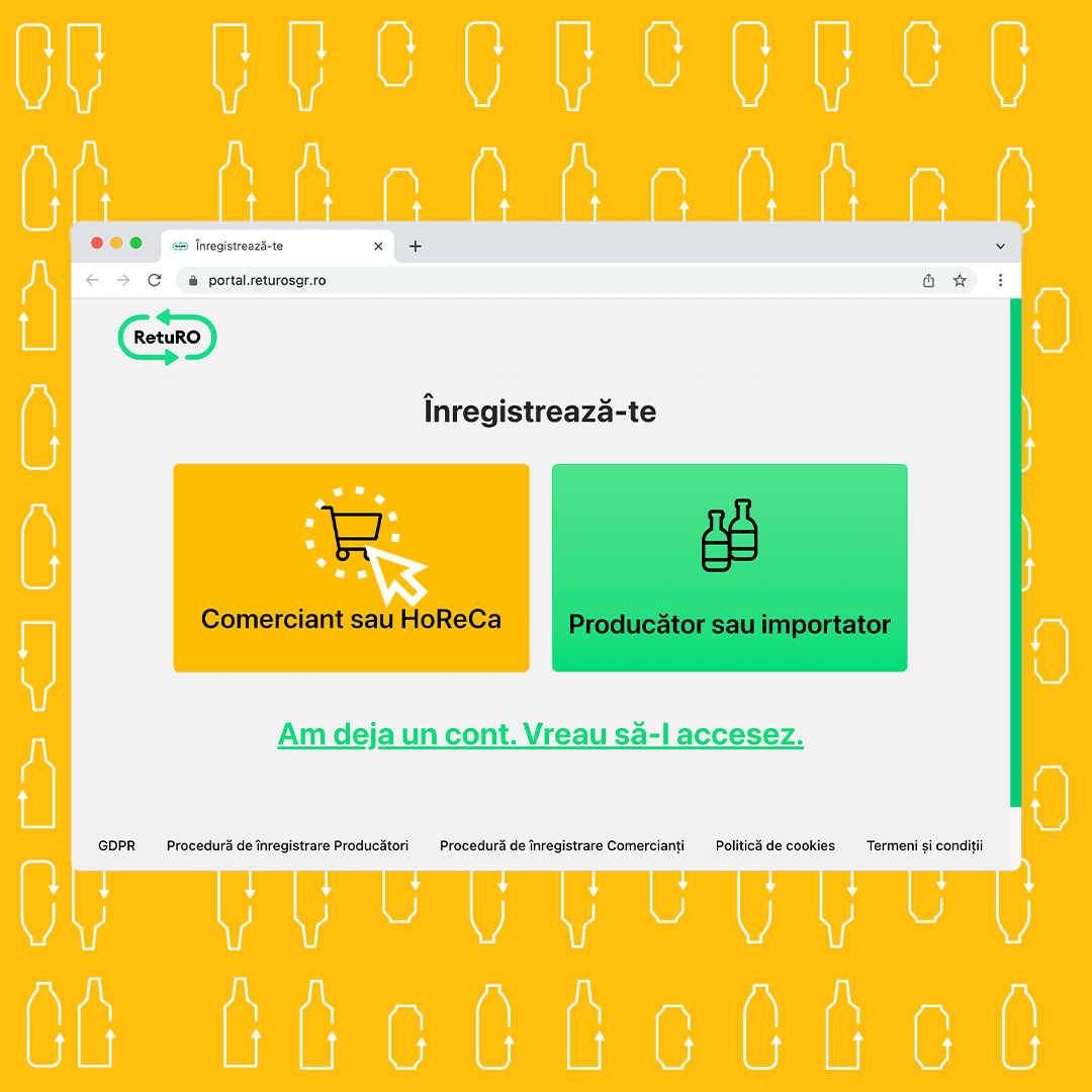 A început înregistrarea obligatorie a comercianților în Sistemul  de Garanție-Returnare