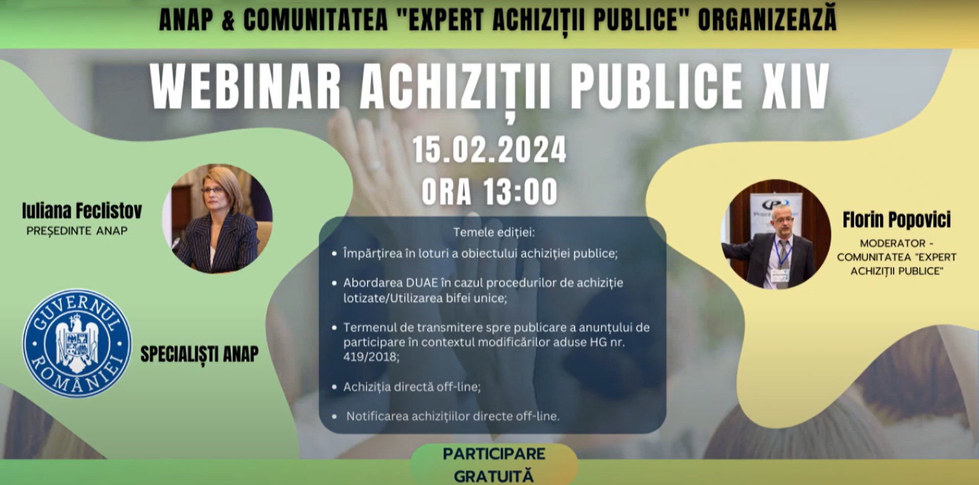 Fii la curent cu cele mai noi informații în domeniul achizițiilor publice