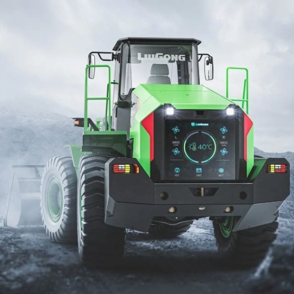 856 HE LiuGong Dressta - incarcatorul frontal 100% ELECTRIC acum si in Romania