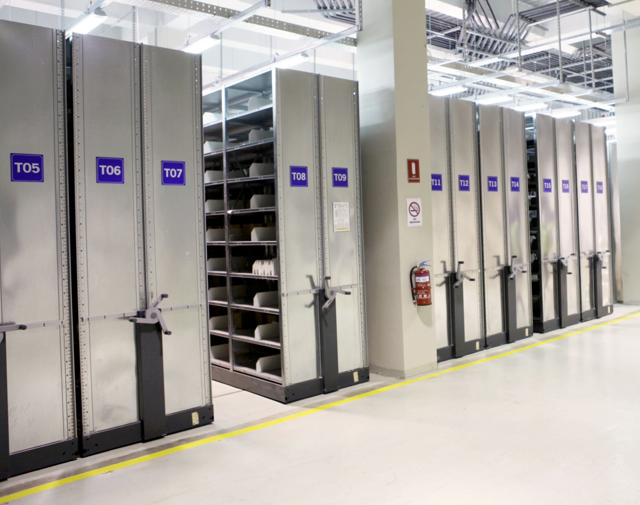 Rafturi mobile Dexion