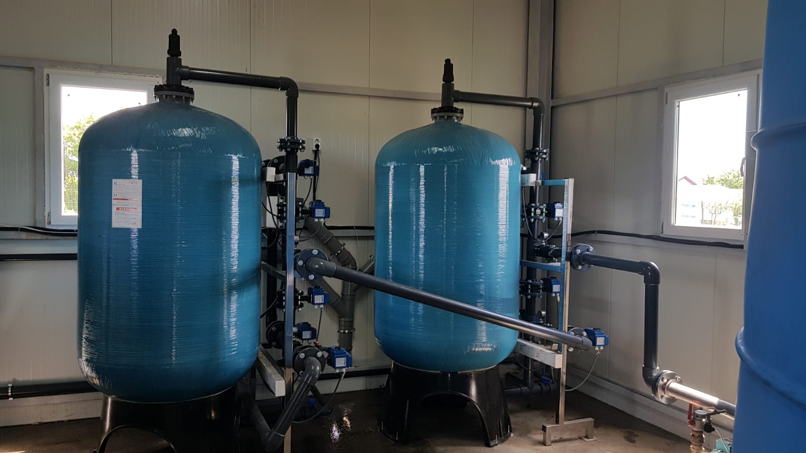 Deferizare, Demanganizare si eliminare Amonium