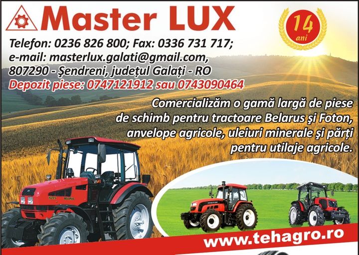Piese de schimb pentru utilaje agricole,TRACTOARE BELARUS & FOTON,anvelope agricole.