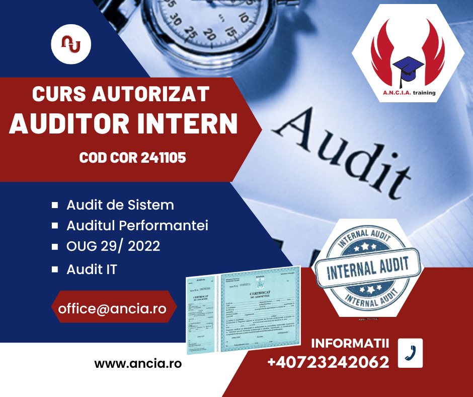 Auditor Intern – cod COR 241105